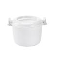 Rice Cooker Small Lunch Container for Microwave Oven 17.5x21x14cm