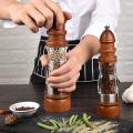 1pcs Wooden Salt and Pepper Grinder Set Adjustable Coarseness