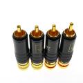 Wbt-0144 Gold Plated Rca Plug Rca Plug-in Type Av Audio Video Plug