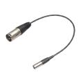 3 Pin Male to 3 Pin Male Xlr Mini Plug Audio Cable Microphone Cable