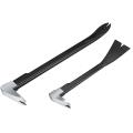 Nail Puller Set Claw Bar Nail Puller Pry Bar Chisel, 21cm and 30cm