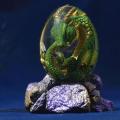 Lava Dragon Egg Ornamental Decor Dinosaur Egg Statue Resin-a