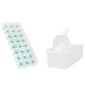 Ice-cube Tray with Lid and Bin, for Freezer,comes with Ice Container