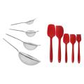 5 Piece Non-stick Heat Resistant Silica Gel Spatula Set for Cooking