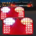 2pcs 12v Led Car Trailer Truck Taillight Stop Brake for Van Lorry