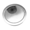 Pc Computer Stainless Steel 50mm Diameter Grommet Cable Hole Cover
