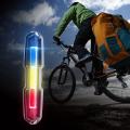 6x Usb Rechargeable Led Bike Taillight Red - White - Blue Light Color