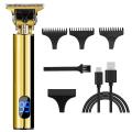 Hair Clippers Men Electric Beard Trimmer Rechargeable Cordless Gold