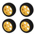 4pcs/set Rc Car Rubber Tires for 811 8sc 94885 84-801 Yellow