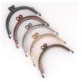 5-piece Metal Wallet Kiss Clasp Lock Diy Coin Bag,3.3 Inch/8.5cm