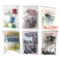 1390 Pcs Electronic Components Led Diode Transistor Capacitor