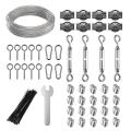 45m Pvc Coated Wire Trellis Kit/fence Wire Tensioner/wire Trellis Kit