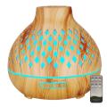 Wood Grain Aroma Diffuser with Timer for Baby Bedroom with Eu Plug