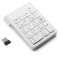Wireless 2.4ghz 18 Keys Numeric Keyboard for Laptop Pc & Mac Black