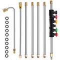 Pressure Washer Extension Wand Set with 6 Nozzle Tips