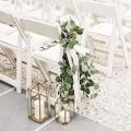 2pcs Artificial Eucalyptus Wreath for Wedding Banquet Garden Diy