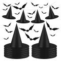 12 Pieces Halloween Witch Hats Halloween Accessories 36 Pieces