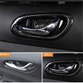 For Nissan Navara Np300 Carbon Fibre Car Door Handle Protector Cover