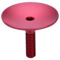 Bicycle Headset Top Cap Aluminum Alloy for 28.6mm Fork Tube,red