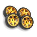 Metal Wheel Rim Hard Drift Tire Tyre for Wltoys,4