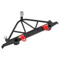 Metal Rear Bumper with Spare Tire Rack for Axial Traxxas Trx4 Scx10