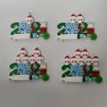 Christmas Tree Pendant Survivors Masks Snowman Crafts (family Of 1)
