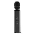 K6 Bluetooth Karaoke Mic Handheld Condenser Dual Speaker Black