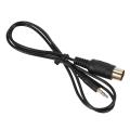 Car Black 13pin Aux In Audio Cable Adapter Lead Fit for Kenwood