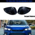 Forged Pattern Car Side Rearview Mirror Cover for Honda Civic 2022