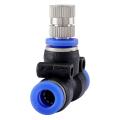 Misting Nozzle Kit 1/4-inch with Spray Connectors for Outdoor 10 Pcs