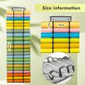 2pcs with 24 and 48 Roll Hanging Vinyl Roll Storage Rack for Closet