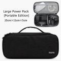 Boona Portable Multi-function Storage Bag for Laptop Adapter,black