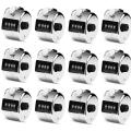 12 Pcs Hand Tally Counter 4-digit Lap Counter Clicker