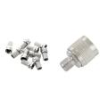 Twist-on Rg6 Rg-6 F Tv Connector No Crimping Pack Of 10