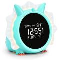 Kids Digital Alarm Clock for Bedroom,dinosaur Alarm Clock Green