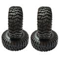 4pcs Rubber 1.9 Inch Wheel Tire for 1:10 Rc Crawler Car Traxxas Trx4