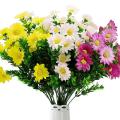 12 Bundles Artificial Daisies Flowers Outdoor Fake Plants White Daisy