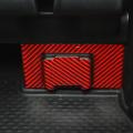 Car Inverter Power Panel for Ram 1500 2018-2022 ,red Carbon Fiber