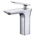 Copper Kitchen Sink Faucet Mixer Taps for Bathroom Bar Sink (silver)