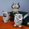 Solar Owl Decor 3 Packs Owl Path Light for Garden Lawn Backyard