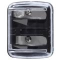 Precision Cosmetic Pencil Sharpener for Eyebrow Eyeliner 2 Holes