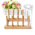 Dish Rack Pots Wooden Plate Stand