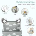 Hanging Diaper Caddy Organizer- Diaper Stacker for Changing Table