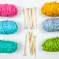 Bamboo Knitting Needles Set Knitting Positioning Needle Kit