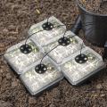 5 Packs Seed Starter Trays with Grow Light,seed Starter Kit, Black