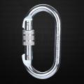 6 Pcs Aluminum Alloy D-ring Locking Carabiner Light But Strong