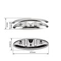 6 Inch 316 Stainless Steel Cleat Marine Hardware Foldable Boat Parts