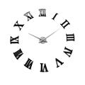 Wall Clock, Diy 3d Wall Clock, Large Design with Roman Numerals