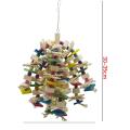 Large Parrot Chewing Toy - Bird Parrot Blocks Knots Tearing Toy