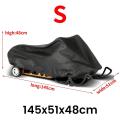 Snowmobile Cover Waterproof Dust Trailerable Sled Cover 145x51x48cm